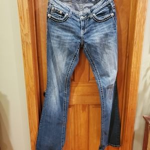 Miss Me Womens jeans size 28 easy boot 35" inseam